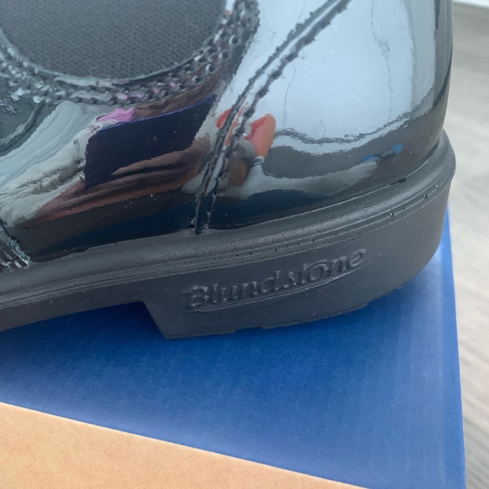 Blundstone Kid's 2255 Patent Leather Boots - Size AUS 3/US 4 - Black -‎ NWB - Picture 9 of 16